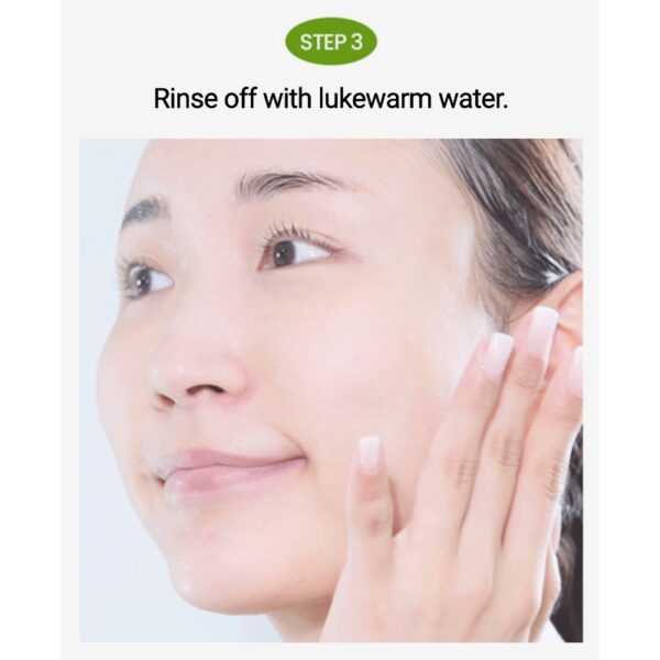 Beplain Mung Bean pH-Balanced Cleansing Foam 200ml Set (+Peeling Gel 15ml) - Image 7
