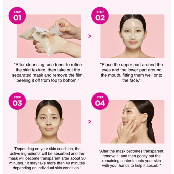 CKD Retino Collagen Small Molecule 300 Pore Tightening Mask [#5 Masks] - Image 7