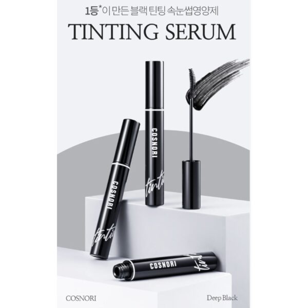 COSNORI Eyelash Tinting Serum [#01 Deep Black] mini Set - Image 2