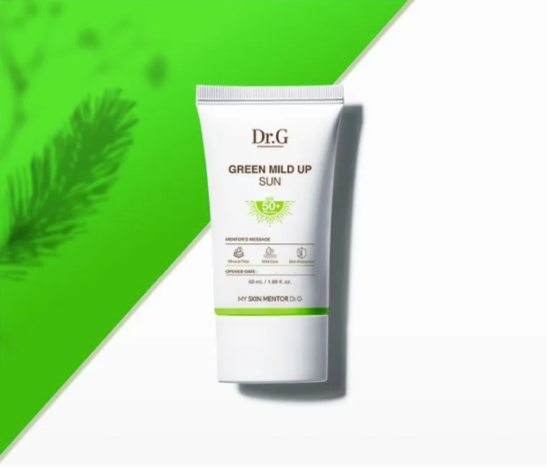 DR. G Green Mild Sun SPF50+ PA++++ Set (+Keyring) [#Sensitive Skin] - Image 5