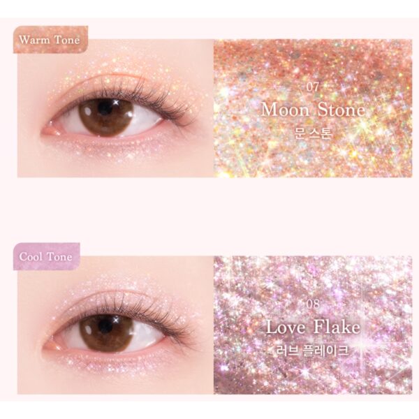 Dasique Starlit Jewel Liquid Glitter [#07 Moon] - Image 11