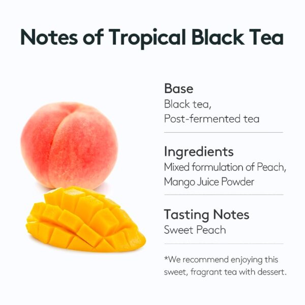 OSULLOC Tropical Black Tea (Tropical Mango & Peach Flavor) (20 COUNT) - Image 3