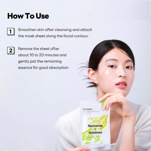 NEW💖 Niacinamide X Glutathione Derma Synergy Wrapping Mask [#4masks]  Blemish Care - Image 5