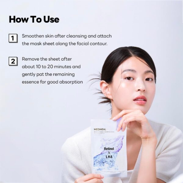 Retinol X LHA Derma Synergy Wrapping Mask [#Pore] - Image 6