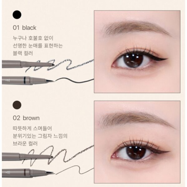 nobev Slim Edge Dual Eyeliner [#2 Colors] - Image 8