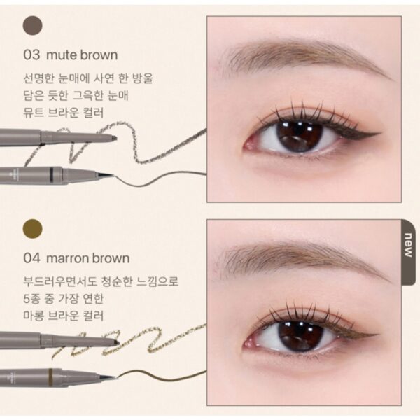 nobev Slim Edge Dual Eyeliner [#2 Colors] - Image 9