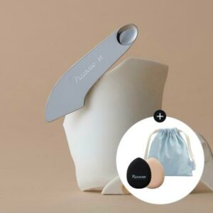 Piccasso 2way Makeup Spatula 2 Puff & Pouch