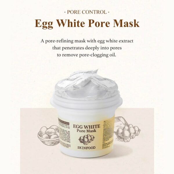 SKINFOOD Egg White Pore Mask - Image 3