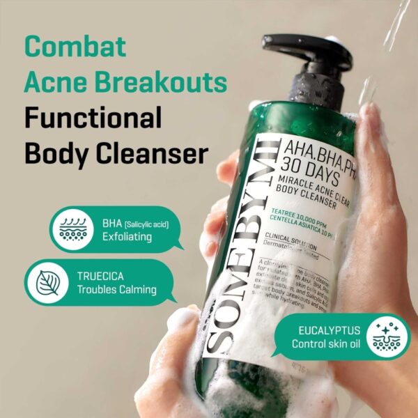 SOME BY MI AHA BHA PHA 30 Days Miracle Acne Clear Body Cleanser - Image 2