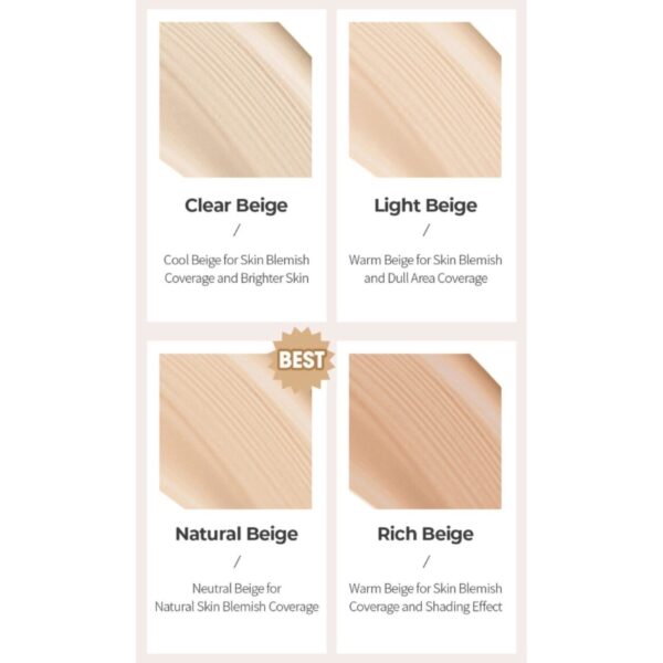 THE SAEM Cover Perfection Tip Concealer [#4 Colors] Big size 9.5g - Image 5