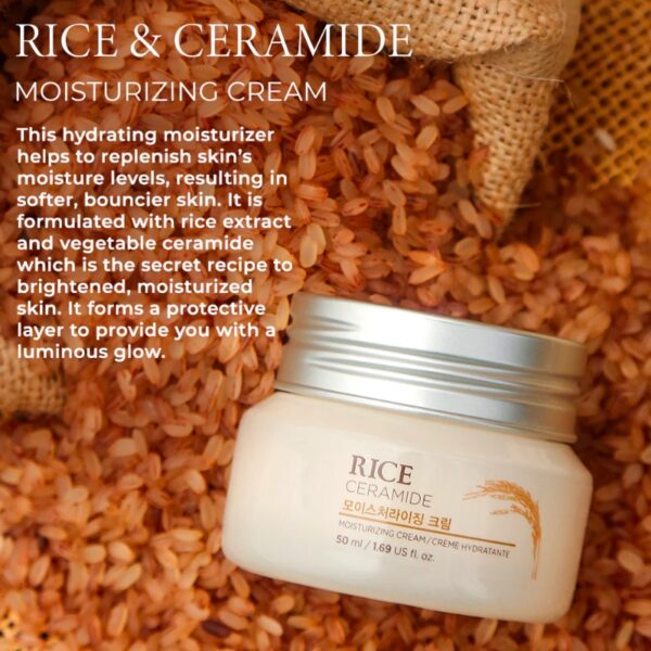 THE FACE SHOP Rice & Ceramide Moisturizing Cream - Image 2