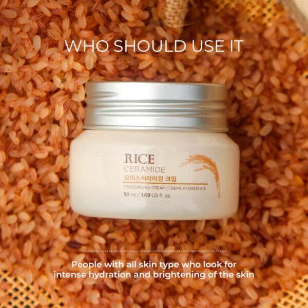 THE FACE SHOP Rice & Ceramide Moisturizing Cream - Image 3