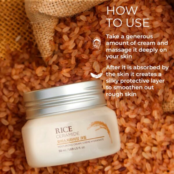 THE FACE SHOP Rice & Ceramide Moisturizing Cream - Image 7
