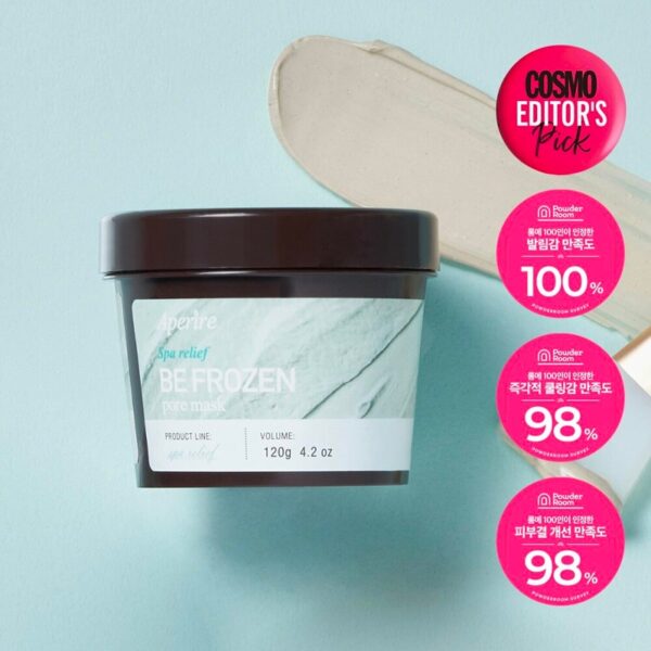Aperire Spa Relief Be Frozen Pore Mask Special Set (+Pack Brush) - Image 3
