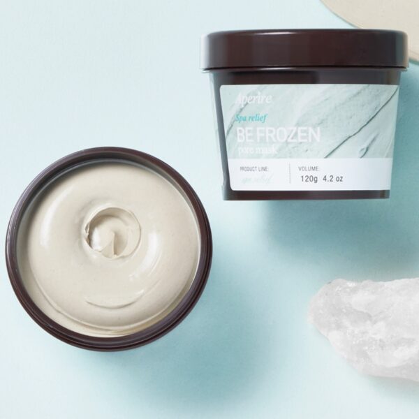 Aperire Spa Relief Be Frozen Pore Mask Special Set (+Pack Brush) - Image 4