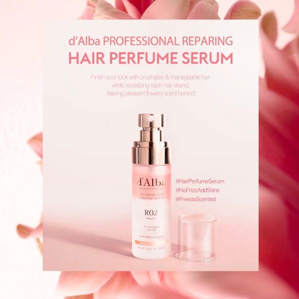 d'Alba Professional Reparing Hair Perfume Serum [#R02 Rose Freesia] - Image 2