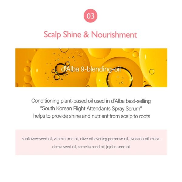 d'Alba Professional Reparing Hair Perfume Serum [#R02 Rose Freesia] - Image 8