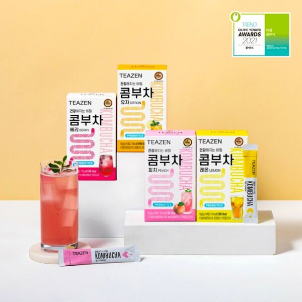 Teazen Kombucha Drink Mix [#Peach] - Image 5