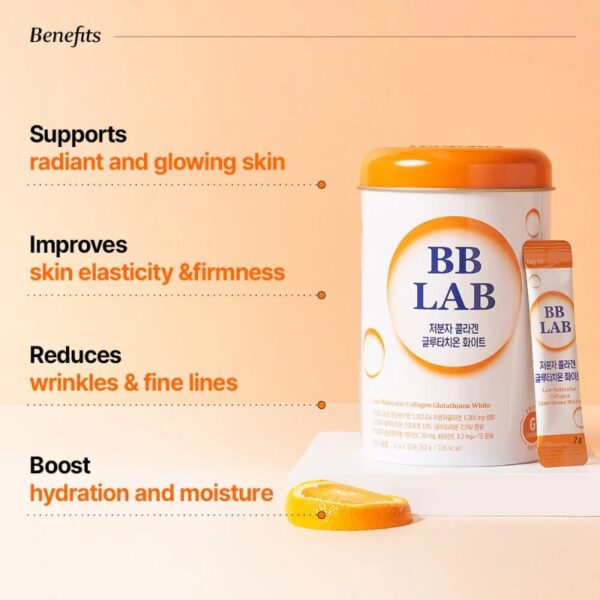 NEW💖 BB LAB Low Molecular Collagen Glutathione White [#30 Sticks] - Image 3