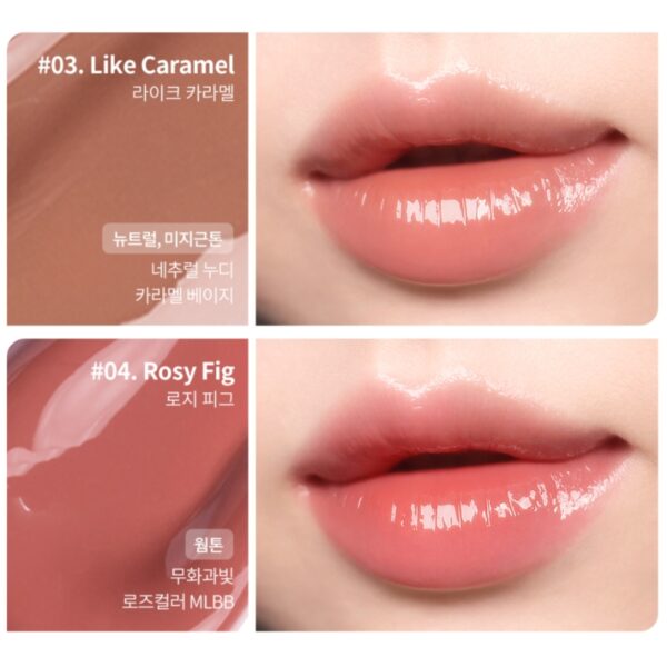 NEW💖 HEART PERCENT Dote On Mood Dewy Melting Lipstick [#4 Colors] - Image 5