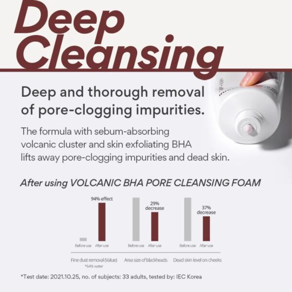 INNISFREE Volcanic BHA Pore Cleansing Foam - Image 2