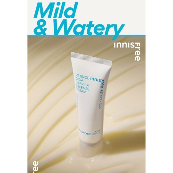 INNISFREE Retinol Cica Barrier Defense Cream (+Retinol cica repair ampoule 10ml) - Image 2
