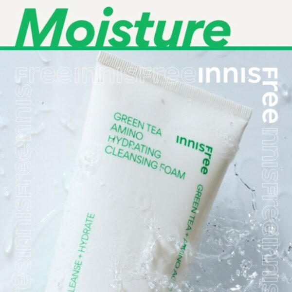 INNISFREE Green Tea Hydrating Amino Acid Cleansing Foam - Image 3