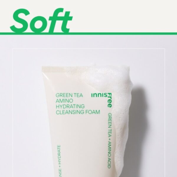 INNISFREE Green Tea Hydrating Amino Acid Cleansing Foam - Image 4