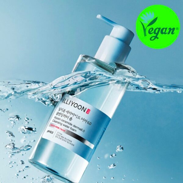 ILLIYOON Ceramide Derma 6.0 Cleansing Water Foam 280mL Set - Image 3