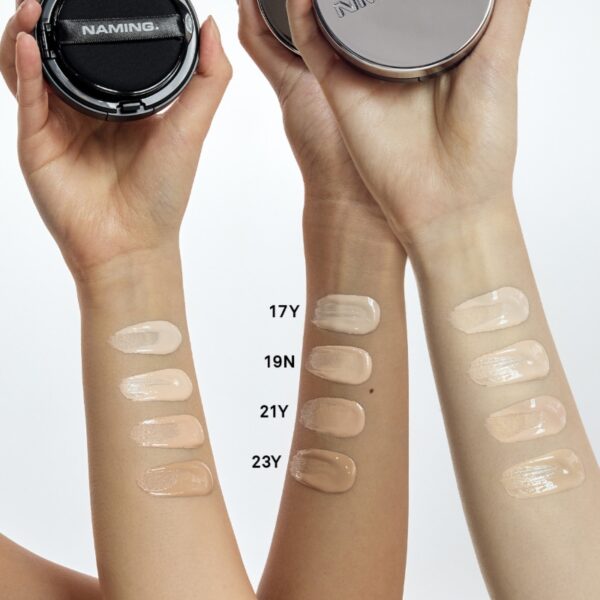 NAMING Layered Fit Cushion Special Set [#23Y] (+Refill + Blusher) - Image 7