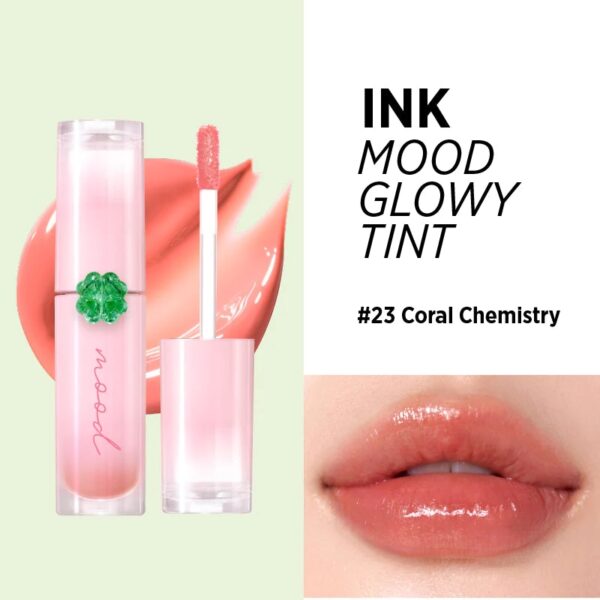 Peripera Ink Mood Glowy Tint  [#23 Coral Chemistry] - Image 4