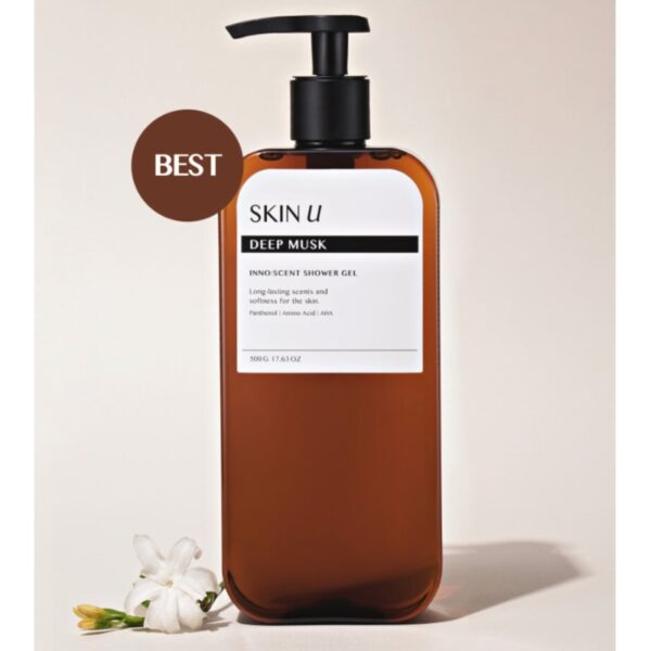 Skin U INNO:SCENT Libre Shower Gel Set [# Sunset Orange] (+Shower ball) - Image 4