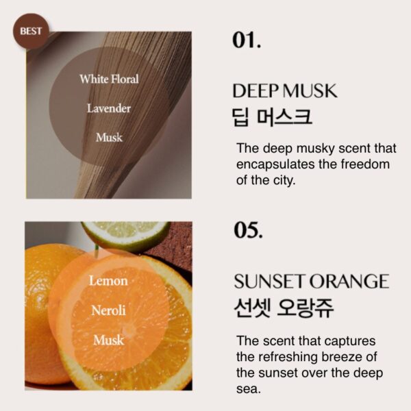 Skin U INNO:SCENT Libre Shower Gel Set [# Sunset Orange] (+Shower ball) - Image 6