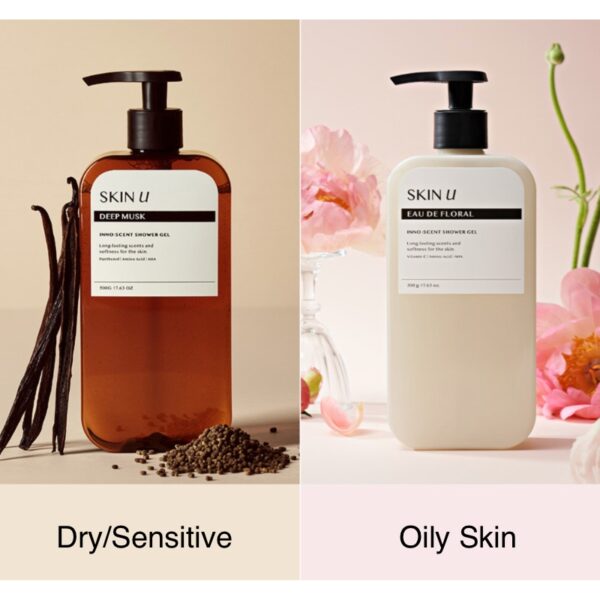 Skin U INNO:SCENT Libre Shower Gel Set [# Sunset Orange] (+Shower ball) - Image 7