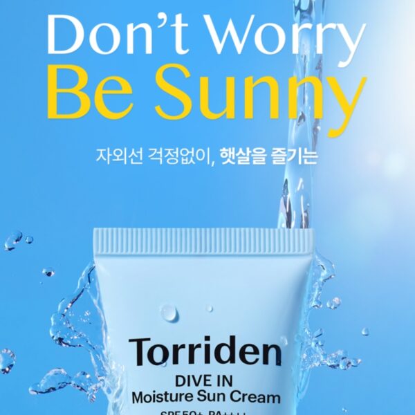 Torriden Dive In Moisture Sun Cream SPF50+PA++++ 60ml (+Cleansing Foam 30ml) - Image 3