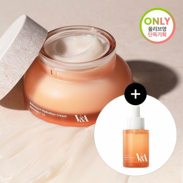 V&A BEAUTY Antioxidant Hydration Cream & Ampoule Special Set (+ Antioxidant Plus 30pads) - Image 2