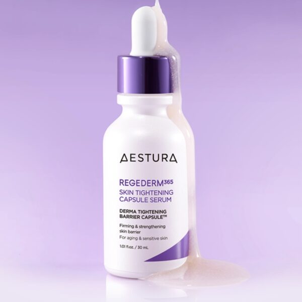 AESTURA Regederm 365 Skin Tightening Capsule Serum 30ml+7ml Set (+Regederm Cream10ml) - Image 2