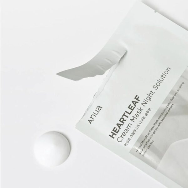 Anua Heartleaft Cream Mask Night Soution - Image 3