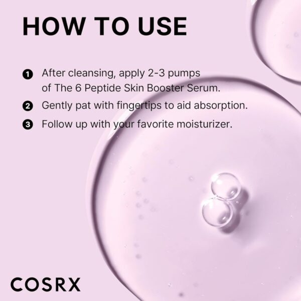 COSRX The 6 Peptide Skin Booster Serum 150ml - Image 7