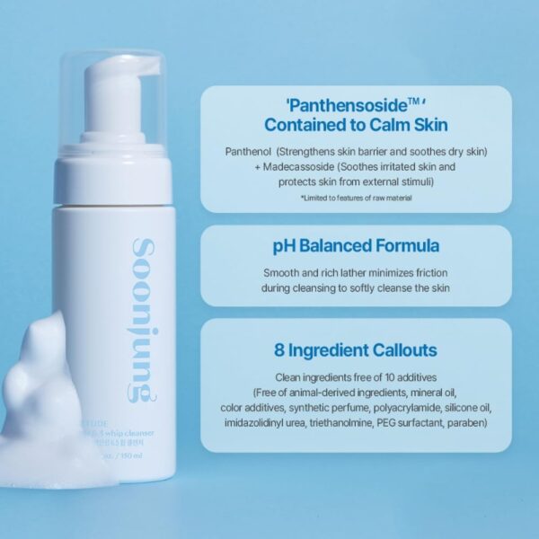 ETUDE Soonjung pH 6.5 Whip Cleanser - Image 3