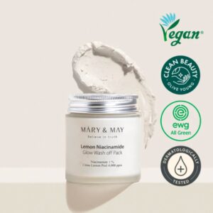 MARY&MAY Lemon Niacinamide Glow Wash Off Pack