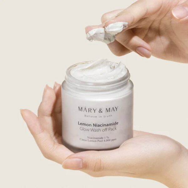 MARY&MAY Lemon Niacinamide Glow Wash Off Pack - Image 4