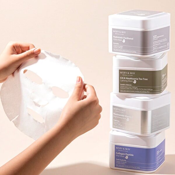 Mary&May Niacinamide Vitamin C Brightening Mask Set [30 Masks] - Image 4