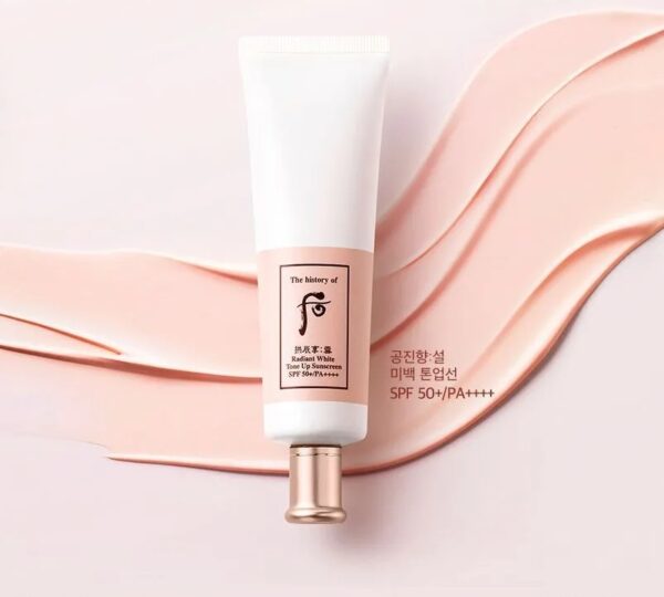 THE HISTORY OF WHOO Radiant White Tone up Sunscreen SPF 50+ PA++++ Set - Image 2
