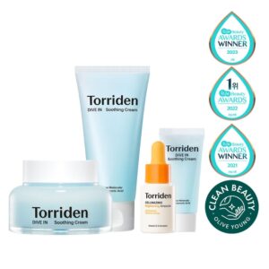 Torriden Dive In Low Molecular Hyaluronic acid Soothing Cream 200ML Special Set