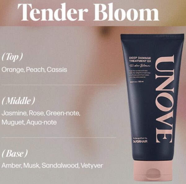 UNOVE Deep Damage Treatment EX 320ml Duo Set (Cherry Blossom/Tender Bloom) - Image 4