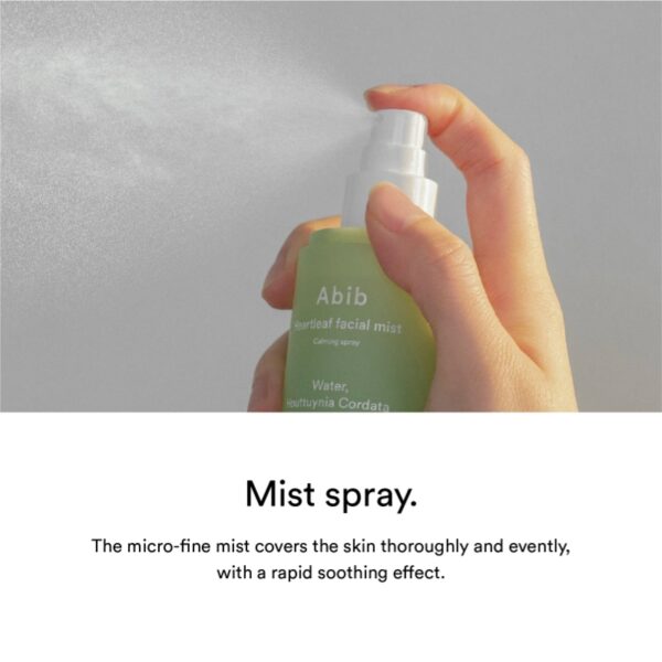 ABIB Heartleaf Facial Mist Calming Spray - Image 5
