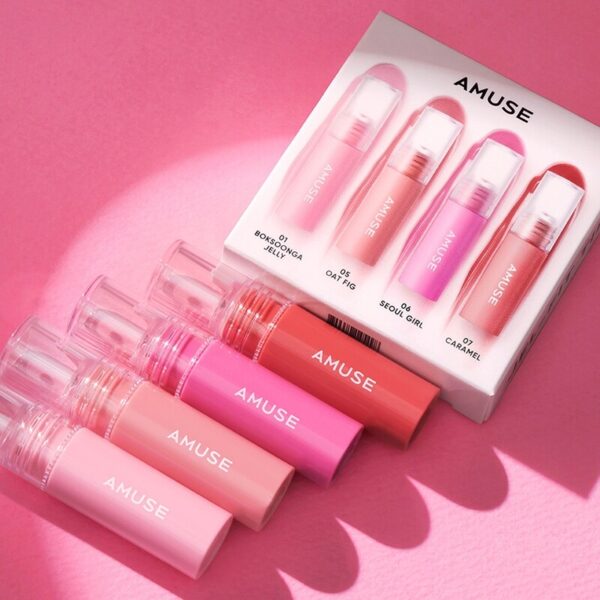 NEW💖 AMUSE Jel-Fit Tint BEST mini 4 Set [#1#5#6#7] - Image 2