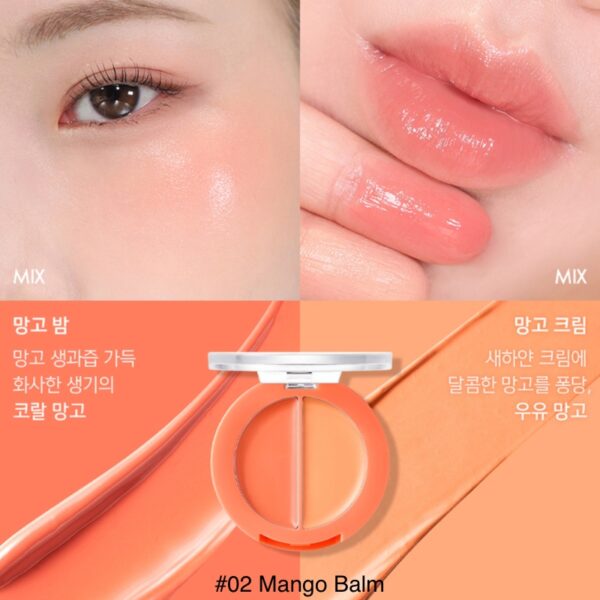 AMUSE Lip & Cheek Healthy Balm [#5 Colors] - Image 8