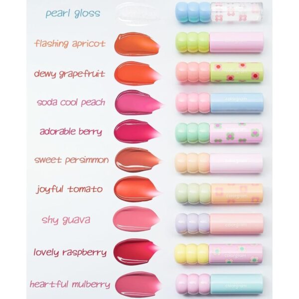 Colorgram Fruity Glass Tint [#4 Colors] (+Mini Gloss) - Image 7